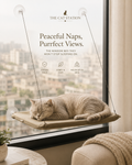 The Window Hammock — Suction-Cup Window Perch